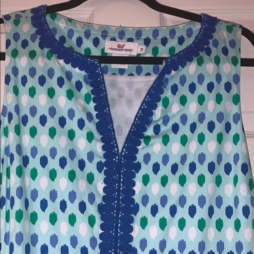 Vineyard Vines Fit & Flare Sleeves Polka Dot Dress - Picture 3 of 6